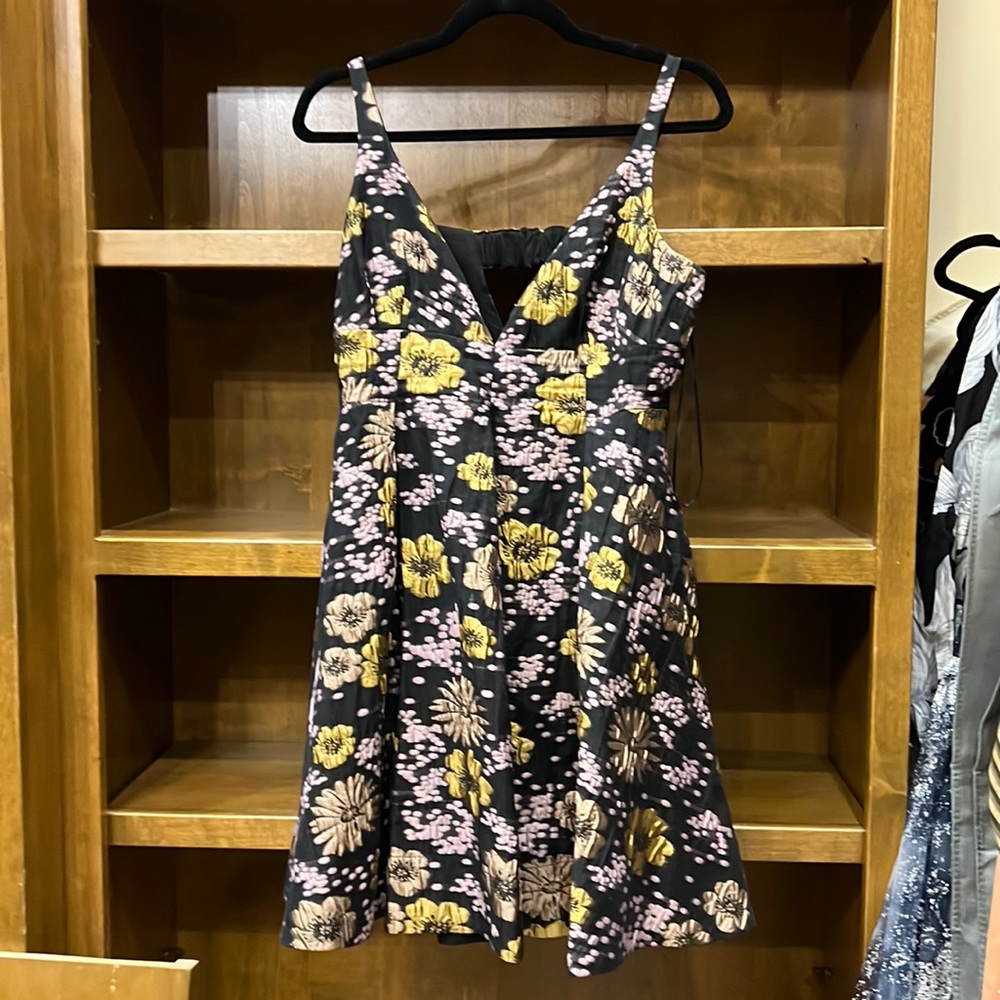 Jacquard Babydoll dress from anthropology- Size 10- worn once